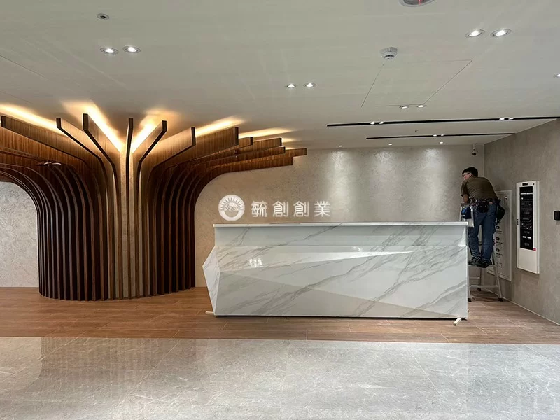 幾何造型櫃台-多邊形