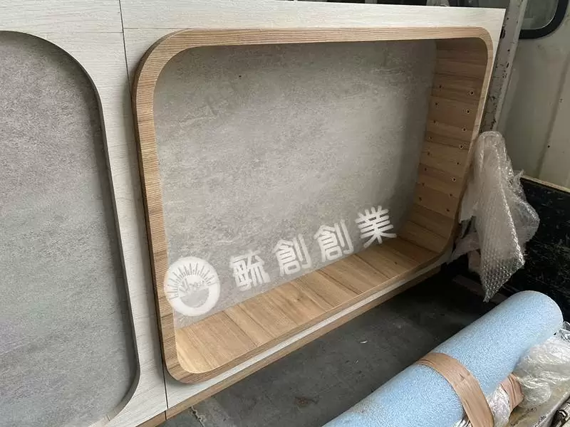 大型結帳櫃台-客製化造型櫃台