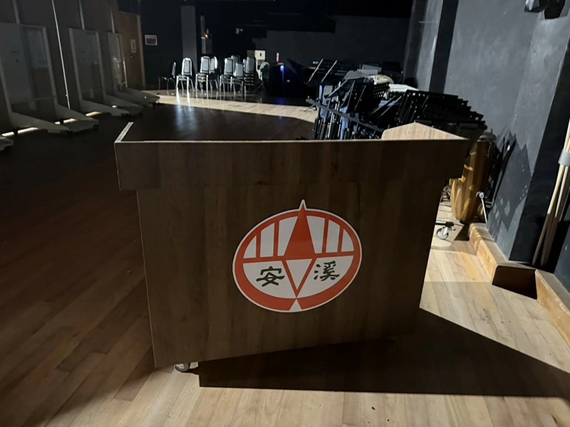 校園禮堂講台訂製-木作