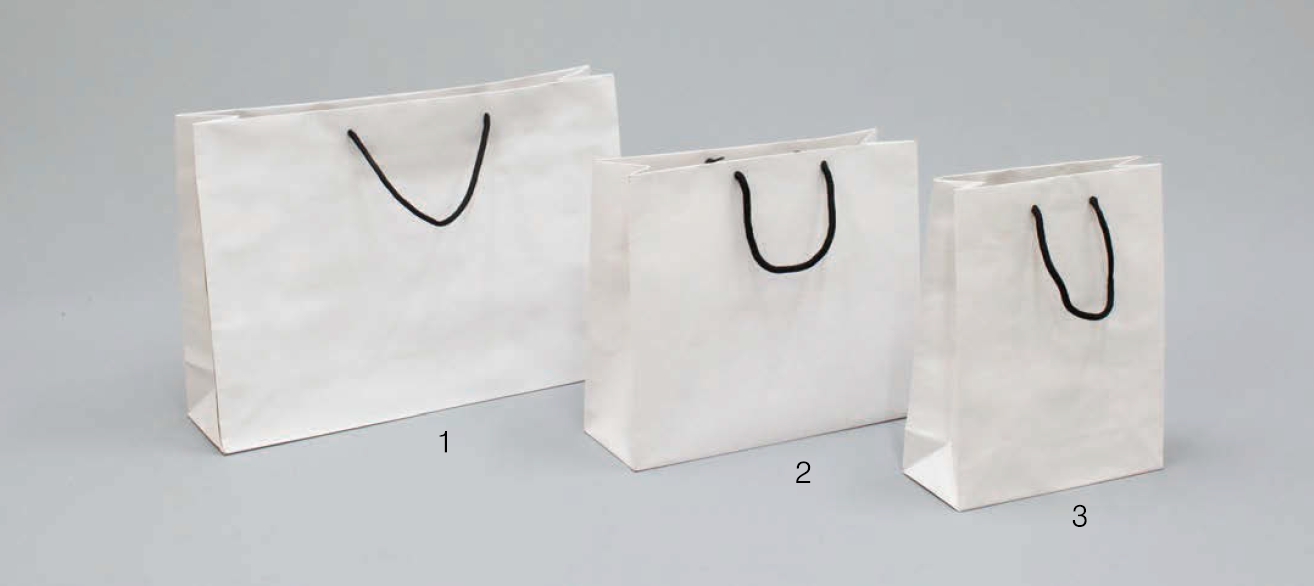 素白色 手提紙袋(編號1 ~ 3)