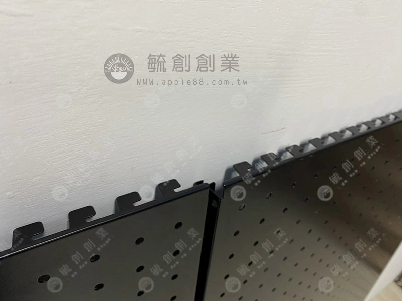 黑色洞洞板 洞洞鐵板-牆面陳列案例