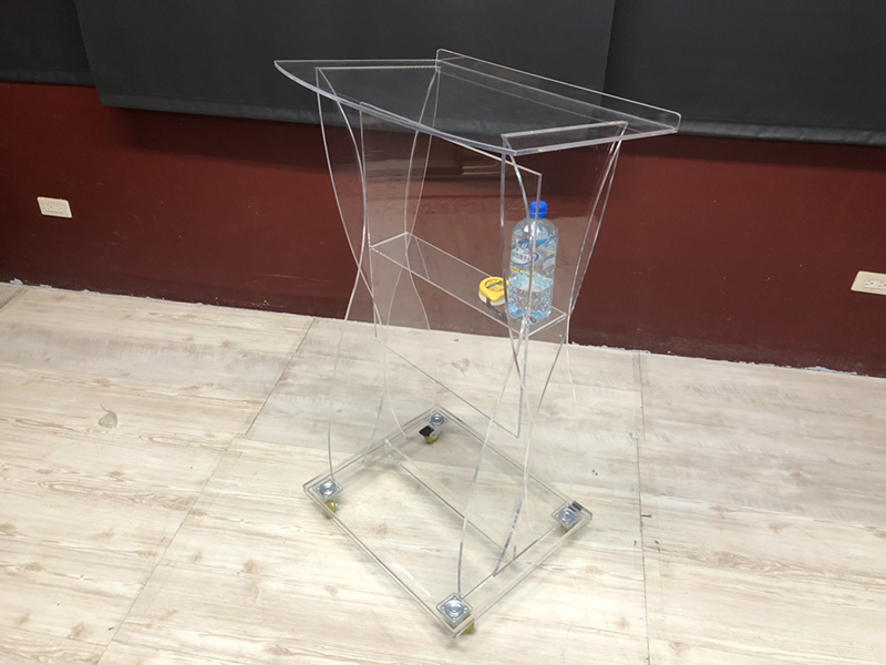 透明壓克力講台-造型講桌