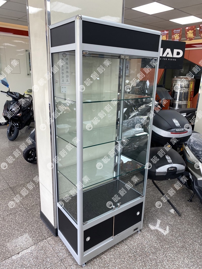 鋁邊框玻璃櫃 玻璃展示櫃
