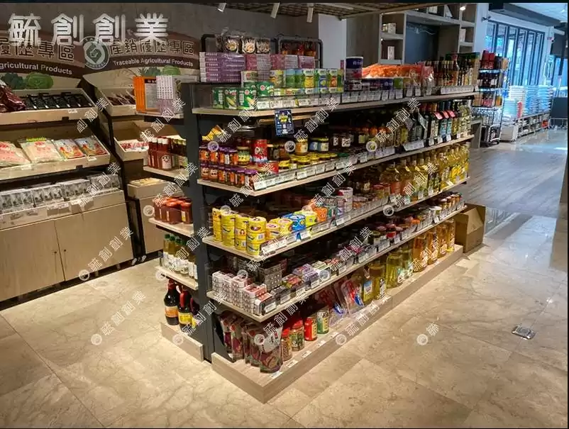 商業空間設計 農會超市展示架-案例新增