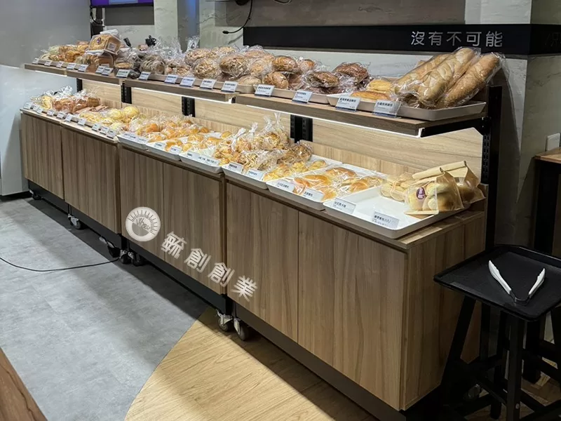 活動式麵包展示櫃