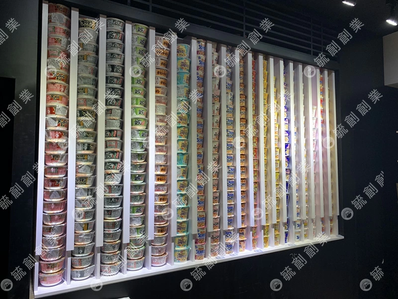 泡麵陳列櫃 壁面泡麵櫃.展示櫃