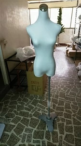 銀蓋頭 保麗龍女布台/模特兒組