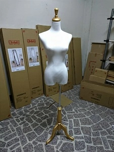 烤金水滴頭 女布台/模特兒組