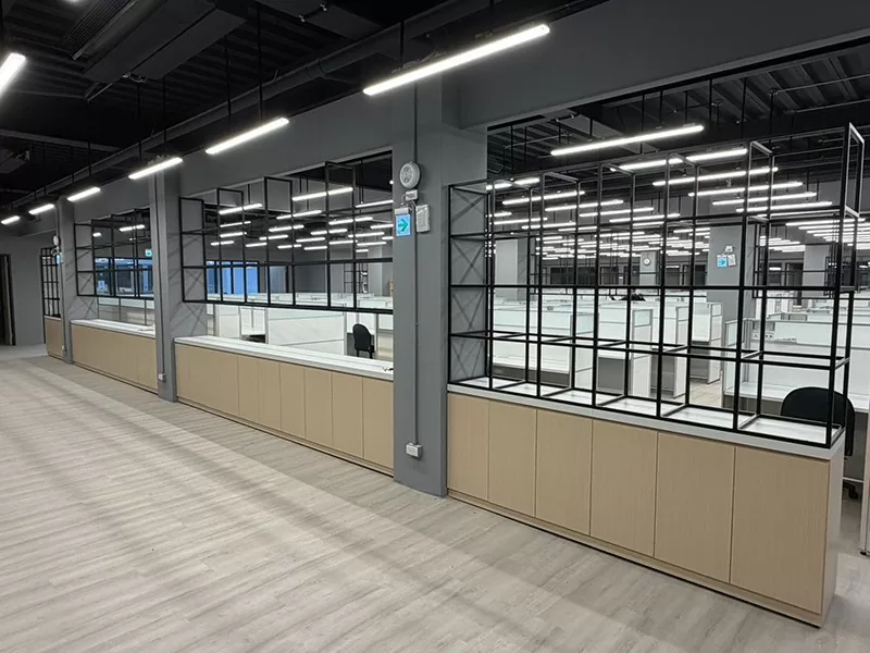 辦公室裝修工程-鐵架/木櫃工程