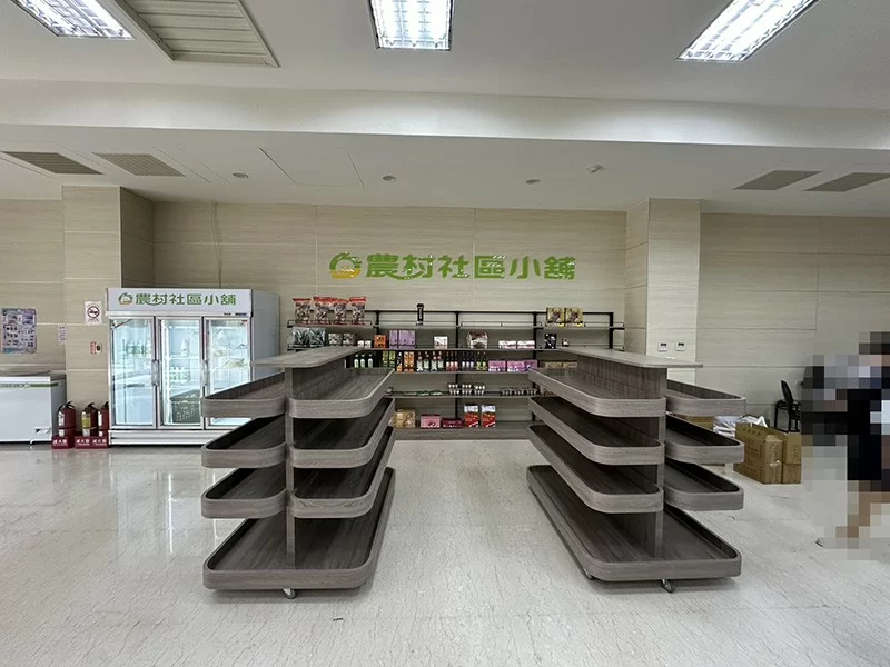 農產品展示架-農村社區小舖