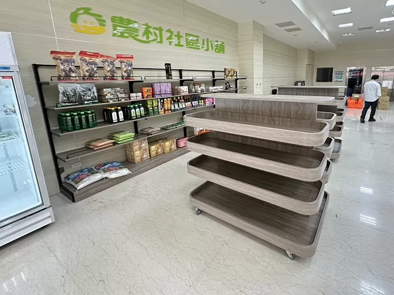 農產品展示架-農村社區小舖