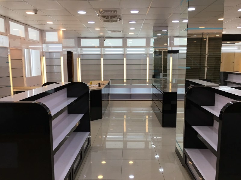 美妝商品店面設計 賣展示架展示架