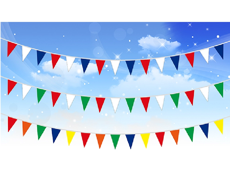 串旗,三角旗,掛旗