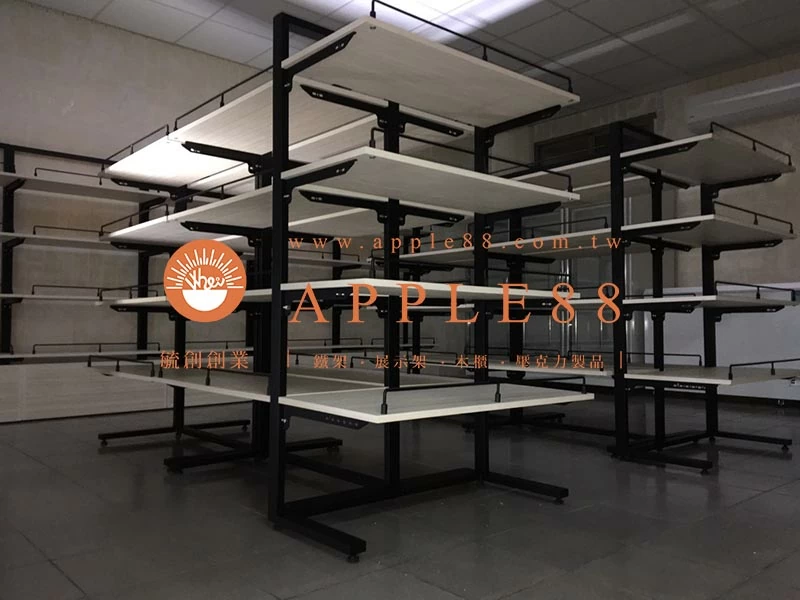 訂製商品展示架-北歐鄉村風