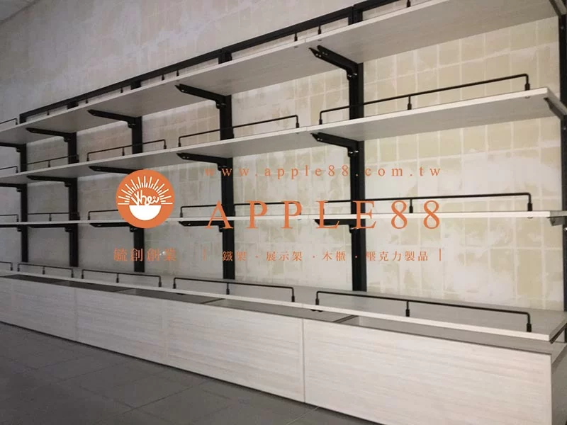 訂製商品展示架-北歐鄉村風