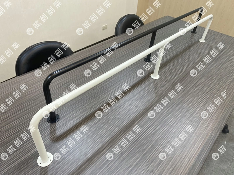 ㄇ型桿 鎖牆ㄇ桿 吊衣桿-(消光黑/珍珠米白)