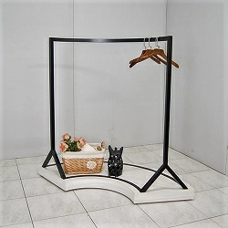 彎弧型掛衣展示架