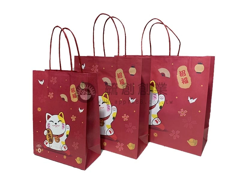 手提紙袋 招福貓